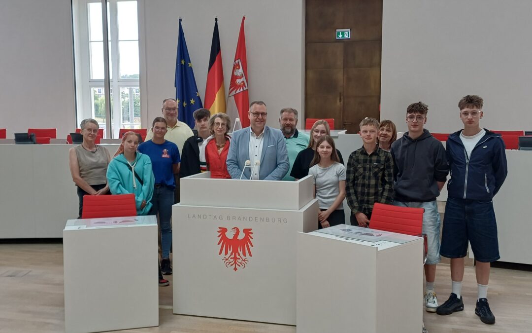 Demokratie zum Anfassen im Brandenburger Landtag